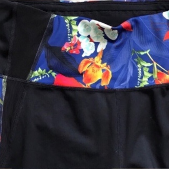 Athleta Tropical Precision Mesh Ankle Tight Sz Medium Athletic Leggings - Picture 5 of 11